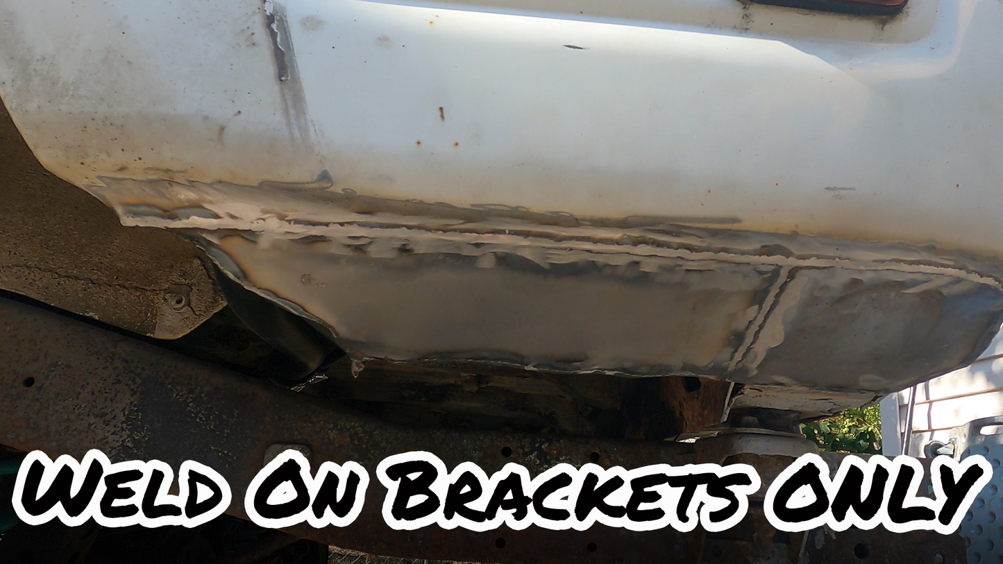 80 Series Land Cruiser Rear Bumper Weld On Brackets ONLY