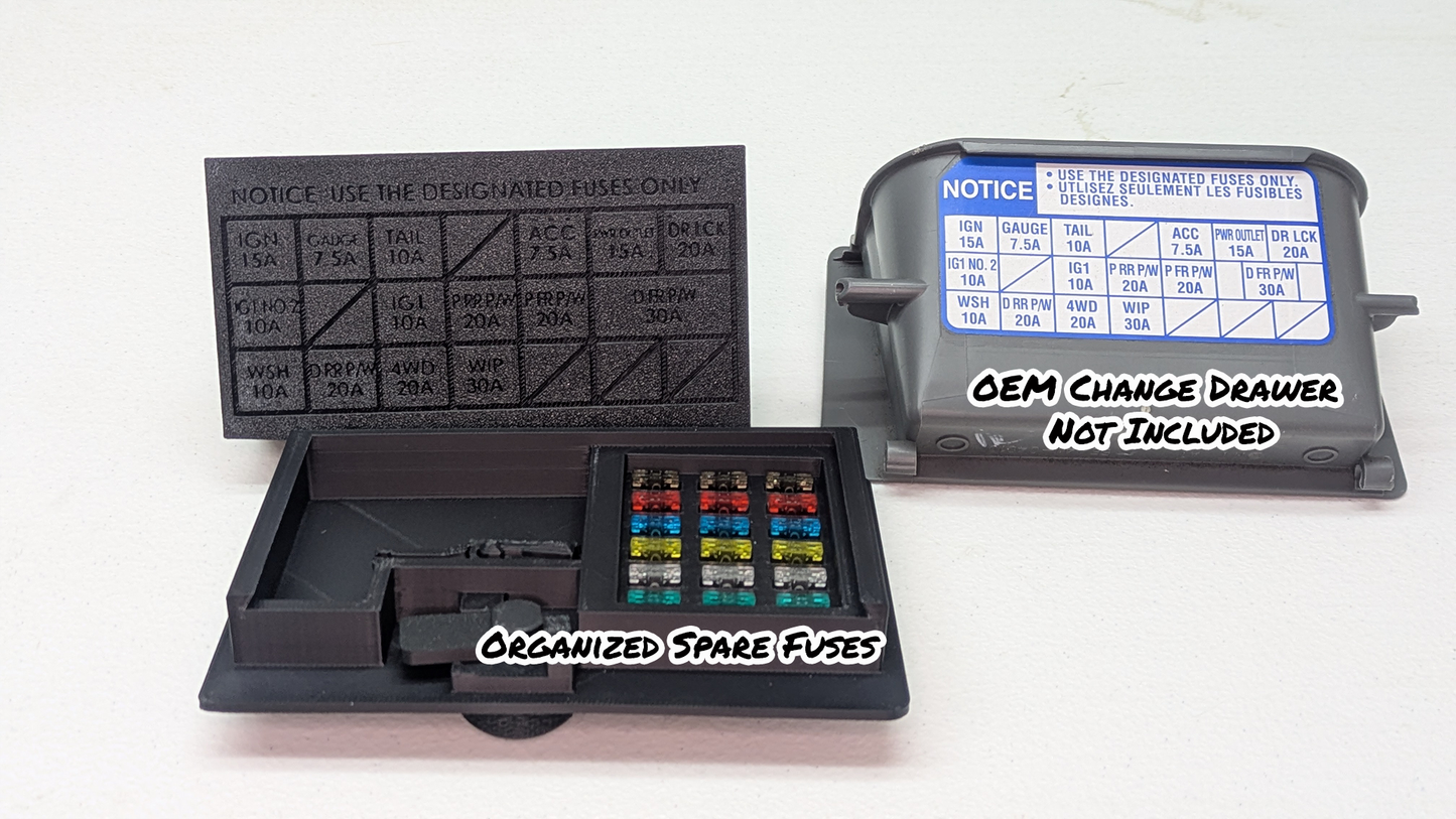 Spare Fuse Stowage Kit (Tacoma 2005-2015)