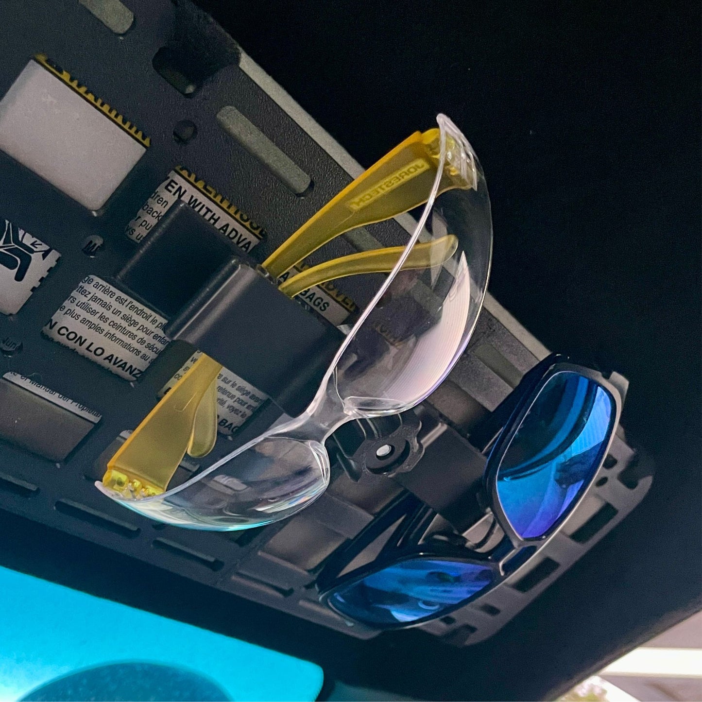 Double Sunglasses Holder for Overhead Molle Panel Car Accessories Overland