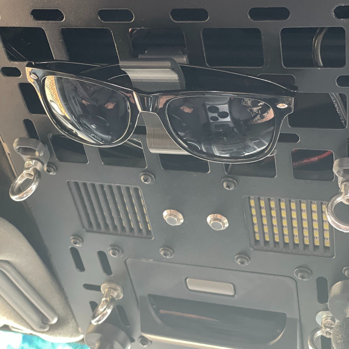 Universal Sunglasses Holder for Overhead Molle Panel Car Accessories Overland