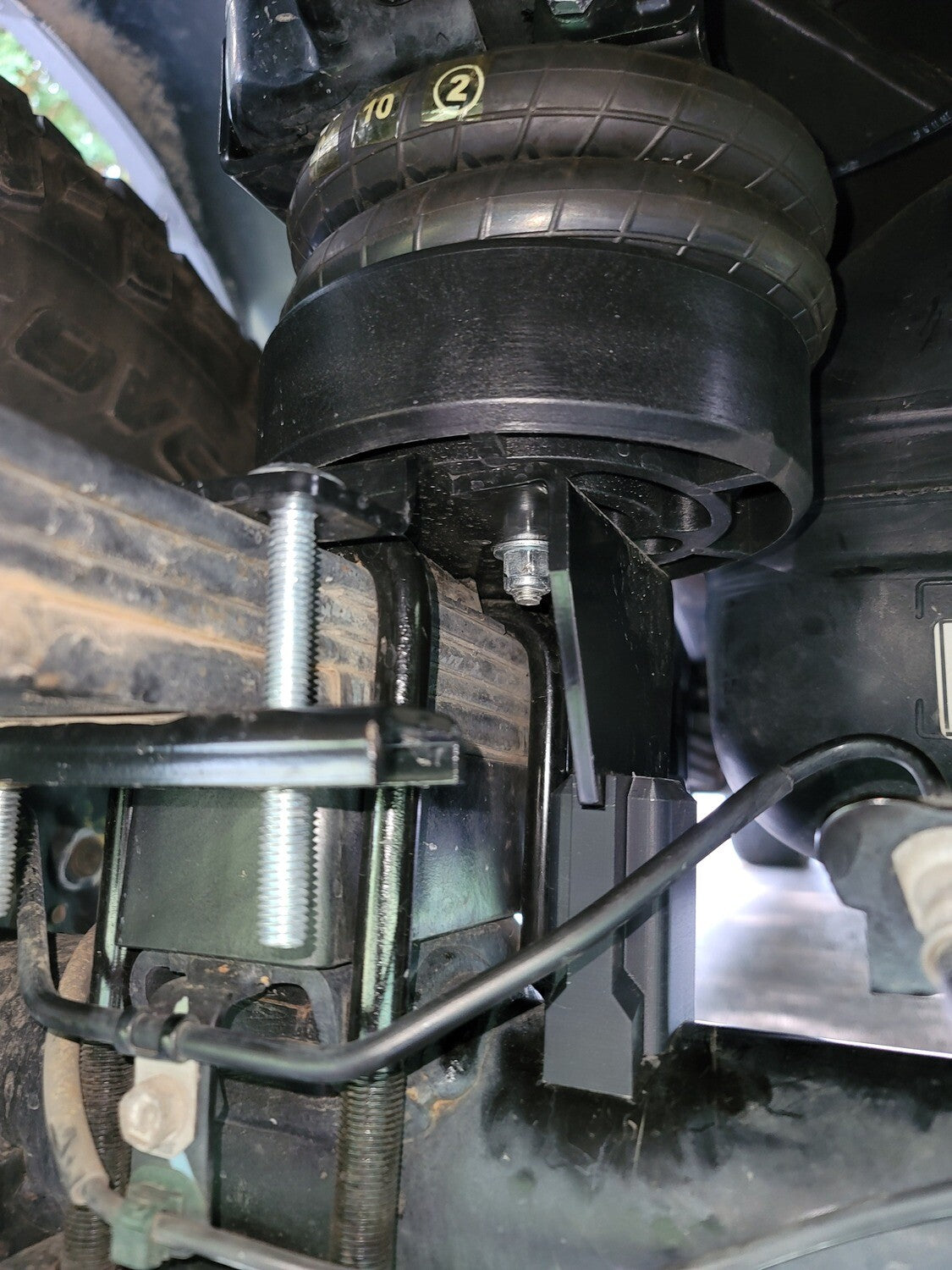 Air Bag Bracket Spacers/Jackpads for the firestone suspension