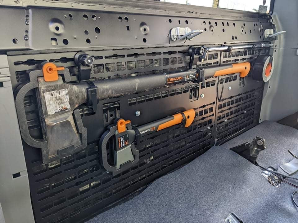 Rear Molle Panel 2nd Gen Tacoma Double Cab Only 2005-2015