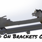 80 Series Land Cruiser Rear Bumper Weld On Brackets ONLY