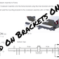80 Series Land Cruiser Rear Bumper Weld On Brackets ONLY