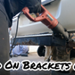 80 Series Land Cruiser Rear Bumper Weld On Brackets ONLY