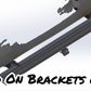 80 Series Land Cruiser Rear Bumper Weld On Brackets ONLY