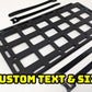 CUSTOM SIZE & TEXT Visor Molle Truck Accessories Overland