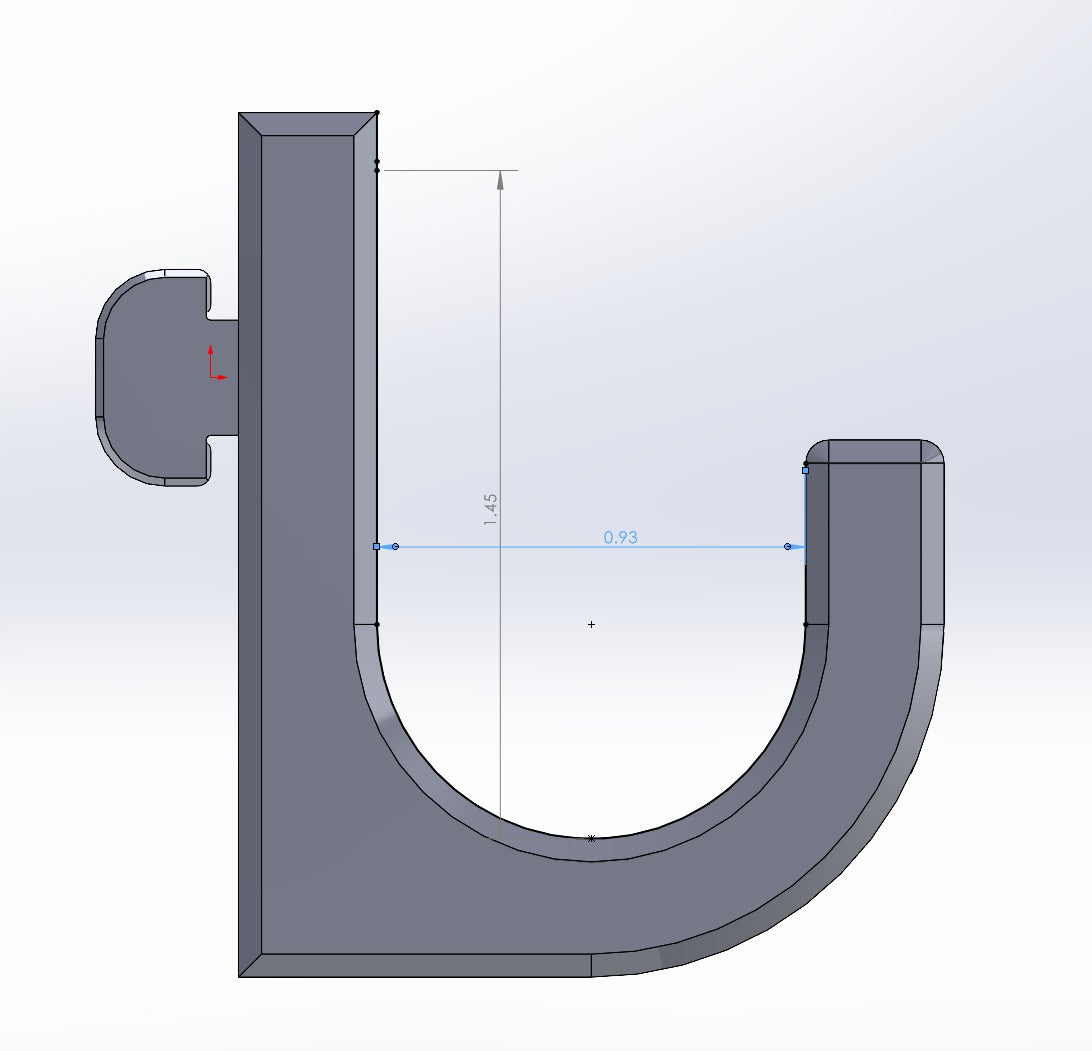 Fiskar's Hatchet Hooks (Set of 2) for Rear Molle Panel