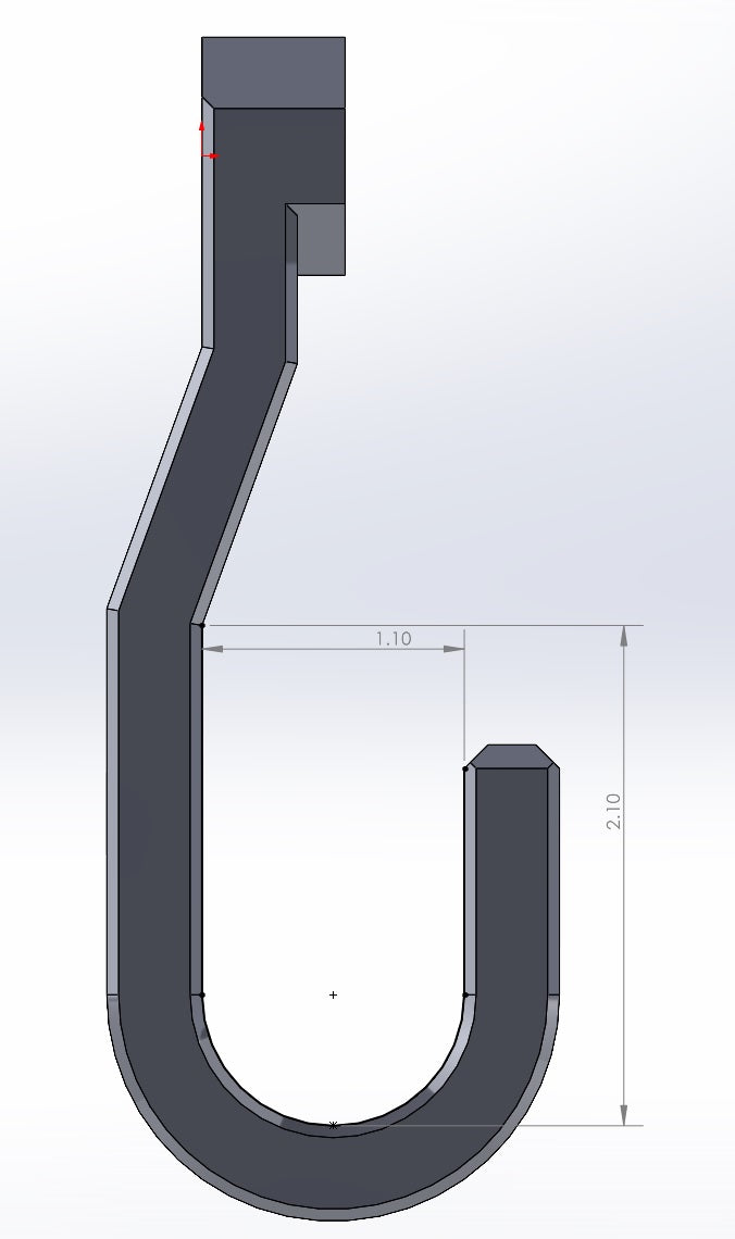 Fiskar's Axe Hooks (Set of 2) for Rear Molle Panel